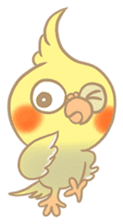 Cockatiel Cotton Candy & Jin's Daily sticker #1714003