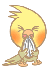 Cockatiel Cotton Candy & Jin's Daily sticker #1714007