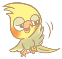 Cockatiel Cotton Candy & Jin's Daily sticker #1714011
