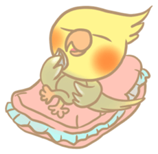 Cockatiel Cotton Candy & Jin's Daily sticker #1714015