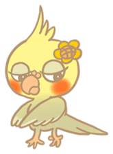 Cockatiel Cotton Candy & Jin's Daily sticker #1714017