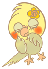 Cockatiel Cotton Candy & Jin's Daily sticker #1714018