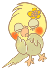 Cockatiel Cotton Candy & Jin's Daily sticker #1714018