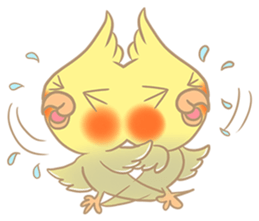 Cockatiel Cotton Candy & Jin's Daily sticker #1714020