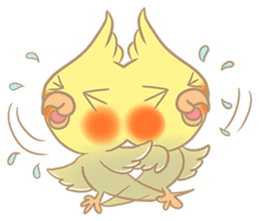 Cockatiel Cotton Candy & Jin's Daily sticker #1714020
