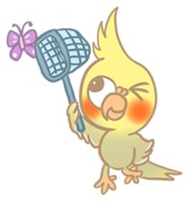 Cockatiel Cotton Candy & Jin's Daily sticker #1714023