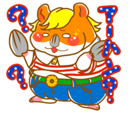 The fat hamster sticker #1714326