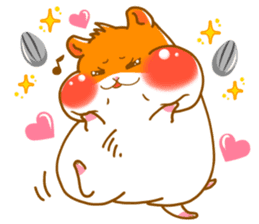 The fat hamster sticker #1714343