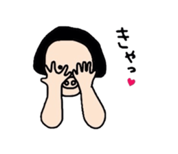 Pig nose girl PIGUMI sticker #1714433