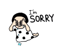 Pig nose girl PIGUMI sticker #1714434