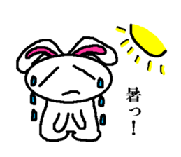 Hide of the rabbit sticker #1714575