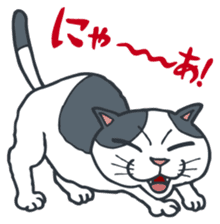 Johnny the ugly cat sticker #1714745