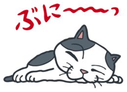 Johnny the ugly cat sticker #1714746