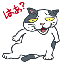 Johnny the ugly cat sticker #1714751