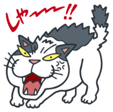 Johnny the ugly cat sticker #1714758