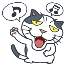 Johnny the ugly cat sticker #1714761