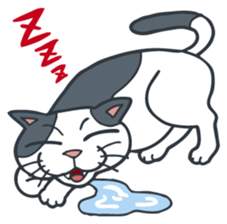 Johnny the ugly cat sticker #1714770