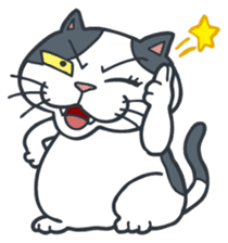 Johnny the ugly cat sticker #1714774