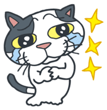 Johnny the ugly cat sticker #1714778