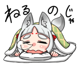 Fox girl "OKITSUNESAMA" sticker #1714786