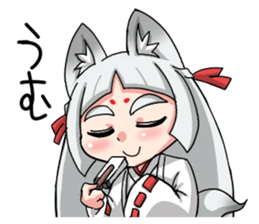 Fox girl "OKITSUNESAMA" sticker #1714789