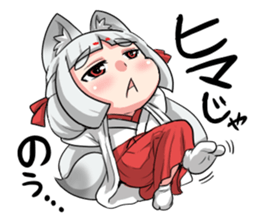 Fox girl "OKITSUNESAMA" sticker #1714797