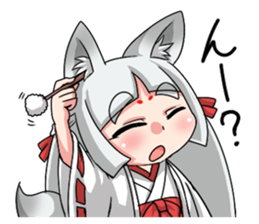 Fox girl "OKITSUNESAMA" sticker #1714822