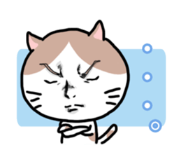 Handsome Cats Sticker. sticker #1714996