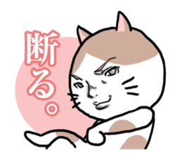 Handsome Cats Sticker. sticker #1715011