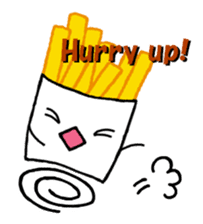 Moving potato "HURAPOTE"! sticker #1715265