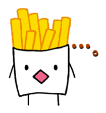 Moving potato "HURAPOTE"! sticker #1715266