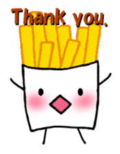 Moving potato "HURAPOTE"! sticker #1715268