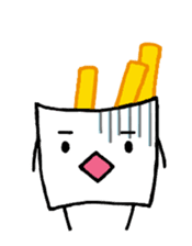 Moving potato "HURAPOTE"! sticker #1715271