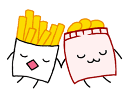 Moving potato "HURAPOTE"! sticker #1715277