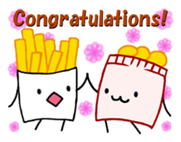 Moving potato "HURAPOTE"! sticker #1715279