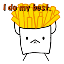 Moving potato "HURAPOTE"! sticker #1715283