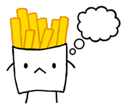 Moving potato "HURAPOTE"! sticker #1715290