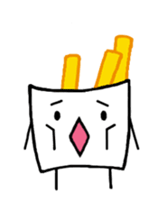 Moving potato "HURAPOTE"! sticker #1715295