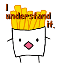 Moving potato "HURAPOTE"! sticker #1715302