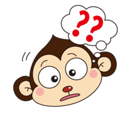 Monkey Mokkun-1 sticker #1715396