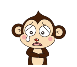 Monkey Mokkun-1 sticker #1715408