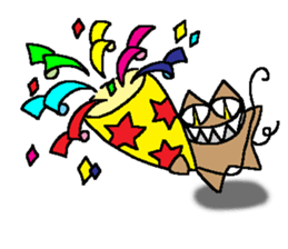 one line cat sticker #1715913