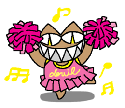 one line cat sticker #1715915