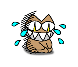 one line cat sticker #1715920