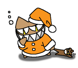 one line cat sticker #1715931