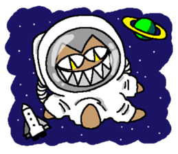 one line cat sticker #1715932