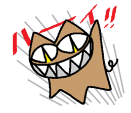 one line cat sticker #1715939