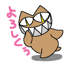 one line cat sticker #1715944