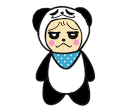 Costume Baby panda sticker #1716865