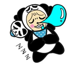 Costume Baby panda sticker #1716867
